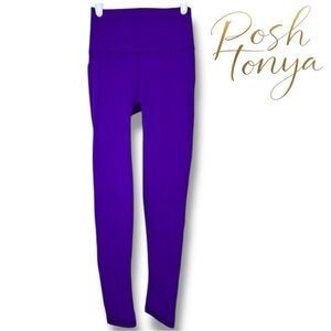 Athleta Purple High Rise Full Length Leggings Size XXS Athleisure